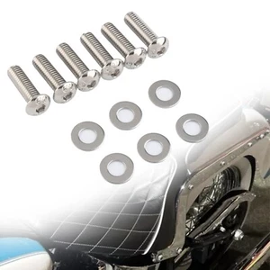 Rear Fender Strut Stock Chrome Bolt Kit for Harley Heritage Softail FLSTC 2017＋ - Picture 1 of 10