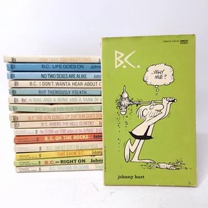 B.C. Comics Johnny Hart Bundle x16 Vintage 1960/70s Small Pocket Size Books - Picture 1 of 18