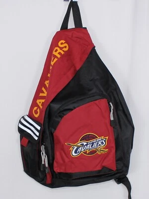 NWOT Cleveland Cavaliers Sling Backpack, Single Strap, Black/Red, NBA Official - Image 1 of 4