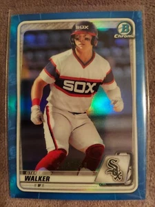2020 Bowman Chrome Steele Walker Chicago White Sox True Blue Prospect Ref /150💎 - Picture 1 of 2