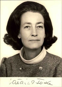 Autogrammkarte signierte Fotokarte POLITIK Dr. Katharina FOCKE MdB Ministerin - Bild 1 von 2