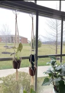 Mini Macrame Plant Hangers - Picture 1 of 1