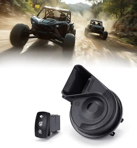 Horn Kit w/Rocker Switch Street Legal For Polaris RZR XP 1000 Can-Am ATV UTV SXS - Picture 1 of 7