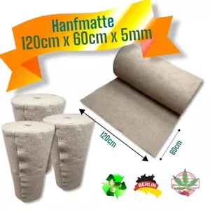 Hanfmatte, Nagerfloor, Nagermatte 120cm x 60cm x 5mm für Kaninchen, Stall, Käfig - Bild 1 von 7
