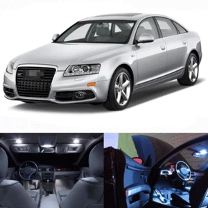 LED White Lights Interior Package Kit For Audi A6 S6 2005-2011 C6 - Picture 1 of 9