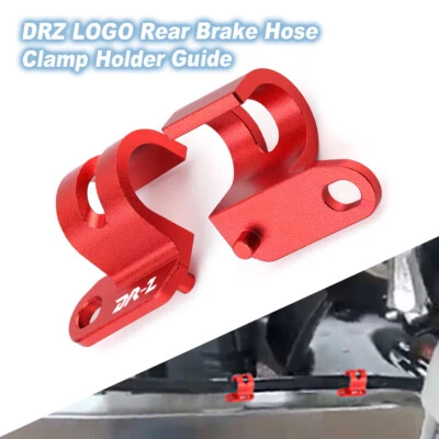 DRZ LOGO Rear Brake Hose Clamp Holder Guide For Suzuki DRZ400/E DRZ400S DRZ400SM - Image 1 of 4