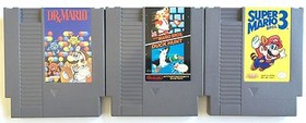 NINTENDO MARIO MAD-NES! ~ 3 GREAT GAMES ~ SUPER MARIO BROs ~ DR. MARIO ~ MARIO 3