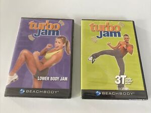 Beach Body Turbo Jam 2 DVD Home Workout Lower Body Jam & 3 Totally Tubular Turbo