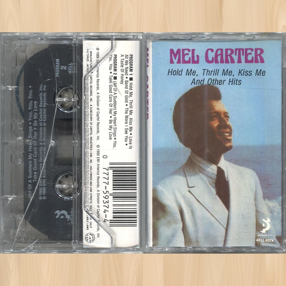 MEL CARTER Hold Me, Thrill Me, Kiss Me & Other Hits CASSETTE Band of Gold   0128 - Image 1 of 2
