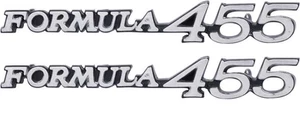 1970 - 1971 FIREBIRD FORMULA - 455 FENDER EMBLEM SET "FORMULA 455" - BOTH SIDES - Picture 1 of 1