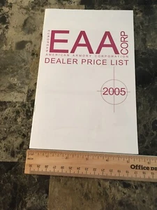 2005 EAA European American Armory Corporation Dealer Price List  - Picture 1 of 8
