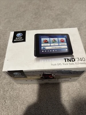 Rand McNally TND740 7.0" GPS Navigator SEMI Truck Navigator - Image 1 of 4