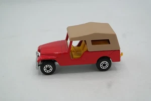 Vintage 1976 MATCHBOX Superfast Jeep CJ6 Red Loose 'Near Mint' No. 53 Lesney - Picture 1 of 6