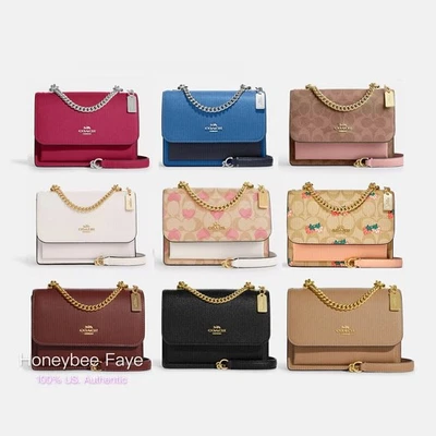 NWT Coach Mini Klare Crossbody In Signature Canvas floral/heart/strawberry print - Image 1 of 4