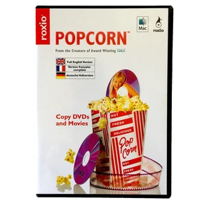 Roxio Popcorn [OLD VERSION] For Mac (2004) With CD Key and Guide - Free P&P - Picture 1 of 8