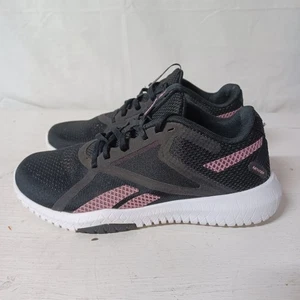 Reebok Womens Flexagon Force 2 Training Sneaker Size 7.5 Black W/pink - Picture 1 of 10