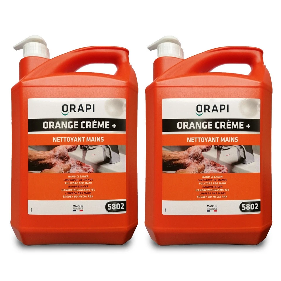 2 SAVONS MAINS 5L AVEC MICROBILLES - CREME NETTOYANTE 10L LITRES - Photo 1/1