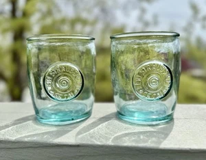 Levi’s Strauss RECYCLED WINE Glass Set of 2 - Limited Run - Picture 1 of 7