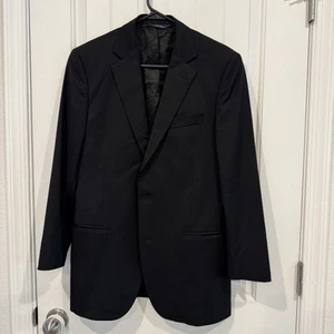 Chaqueta deportiva de lana blazer negra Brooks Brothers 1818 Fitzgerald 38R W32 - Imagen 1 de 9