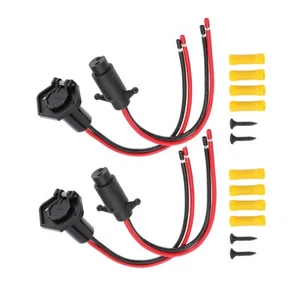 12V Trolling Motor Connector 10AWG 2 Wire Trolling Motor Connector Plug for M... - Picture 1 of 7