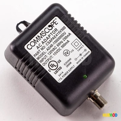 COMMSCOPE CSAPAE415V500 AC АДАПТЕР RF усилитель питания адаптер 15V 500mA - Изображение 1 из 4