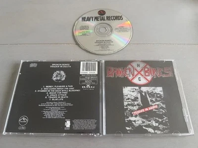 BROKEN BONES - TRADER IN DEATH 1.PRESS CD EP 1990     DISCHARGE,EXPLOITED,VOIVOD Foto 1 de 4