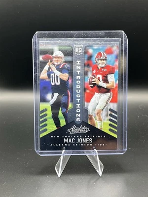 2021 Panini Absolute - Introductions Mac Jones #INT-9 (RC) - Image 1 of 2