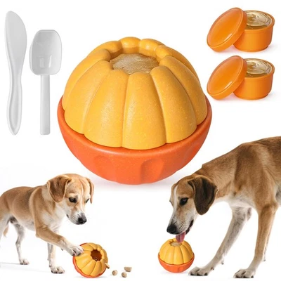 Juguete interactivo para perros - Rompecabezas dispensador de golosinas congeladas para perros pequeños medianos grandes Foto 1 de 4