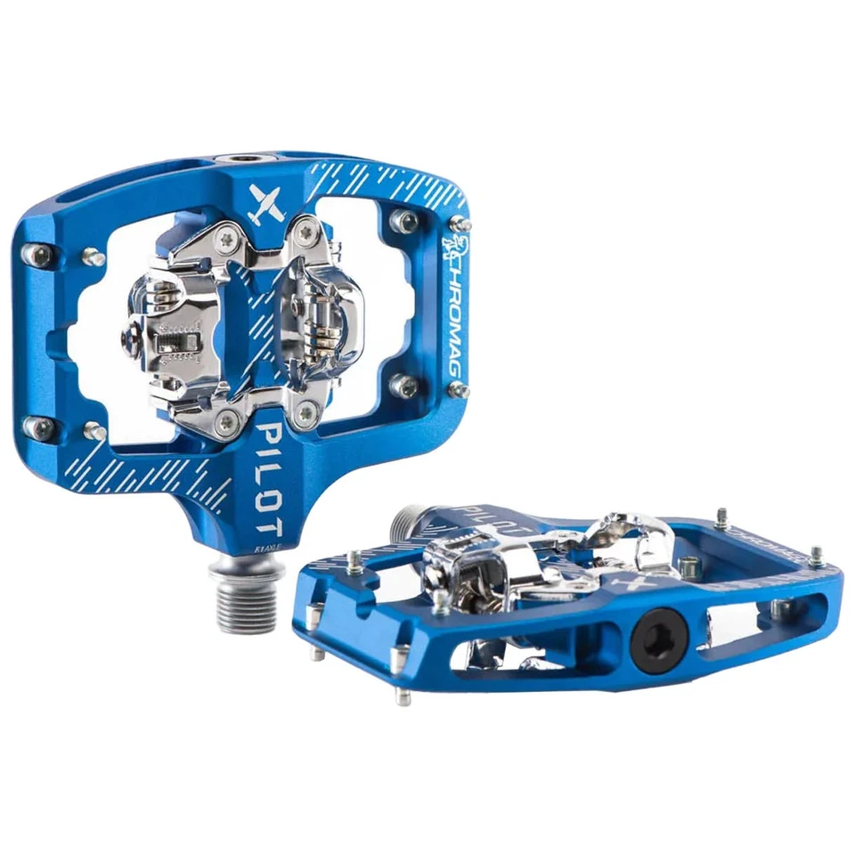 Chromag Pilot SPD Pedals, Blue - Image 1 of 1