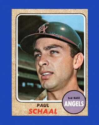 1968 Topps Set-Break #474 Paul Schaal como nuevo *GMCARDS* Foto 1 de 2