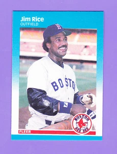 Fleer Jim Rice 1987 #41 Medias Rojas de Corta como nuevo y envío rápido - Imagen 1 de 1