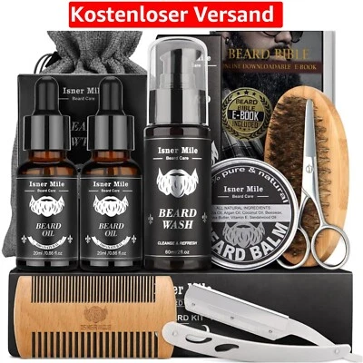 Bartpflege Set, Bartpflege Produkte, Bart Styling Zubehör - 10 Stück - Bild 1 von 2