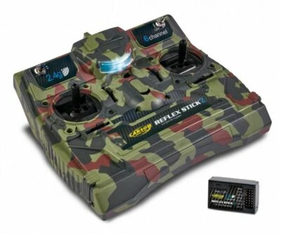 Carson 500501008 Fernsteuerung 6- Kanal FS Reflex Stick II 2.4GHz 6CH Camouflage - Bild 1 von 4