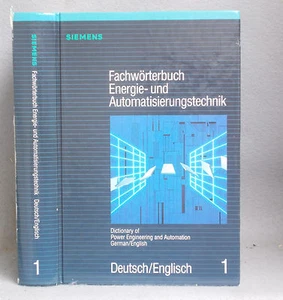 GERMAN-ENGLISH DICTIONARY OF POWER ENGINEERING & AUTOMATION Siemens  - Picture 1 of 1