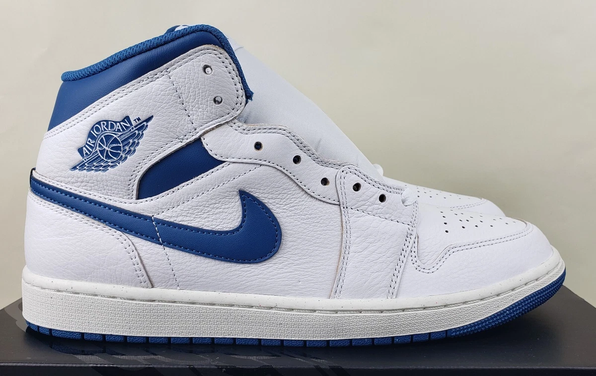 Jordan 1 Mid Industrial Blue for Sale | Authenticity Guaranteed | eBay