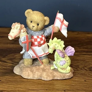 Cherished Teddies George European Exclusive Figurine 2007 Dragon Rare 4008166 - Picture 1 of 5