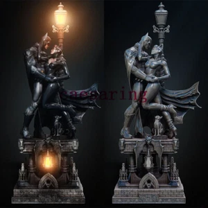 Catwoman and Batman 3D Printing Figure Unpainted Model GK Blank Kit New In Stock - Picture 1 of 12