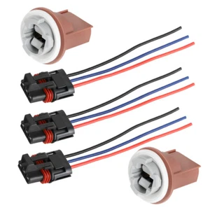 For 2008-17 Polaris RZR 2Pcs Tail Light Lamp Socket Replace+ 3x Pulse Power Plug - Picture 1 of 18