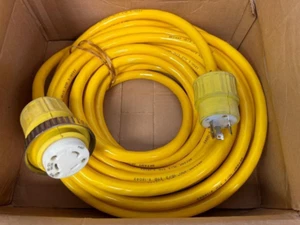 BRYANT CABLE 530-MCS 50FT 2 POLE, 3 WIRE GROUNDING, 30A 125A - Picture 1 of 7