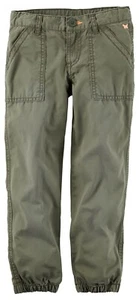 Carter's Girl's Cinched Leg Olive Pants w/Pork Chop Pockets (4 Kids) - Picture 1 of 1