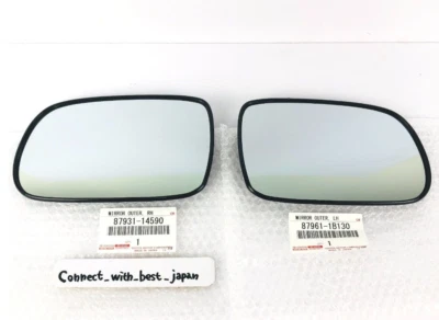 Juego de espejos retrovisores de puerta derecha e izquierda TOYOTA SUPRA JZA80 MK4 genuino Foto 1 de 4