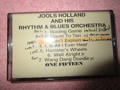 Jools Holland & His Rhythm & Blues Orchestra Promo Demo Cassette  - Image 1 of 4