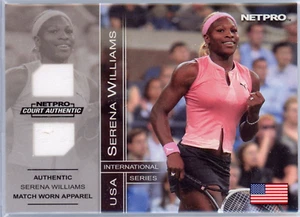 2003 NETPRO SERENA WILLIAMS MATCH WORN DUAL APPAREL - Picture 1 of 1