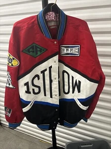 FIRST ROW (MEN'S RACINGEMBROIDERED PATCHEDVARSITY JACKET) Size XL - Bild 1 von 9