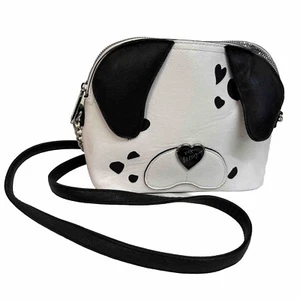 Betsey Johnson Purse Puppy Dog Faux Vegan Leather Small Crossbody - Picture 1 of 14