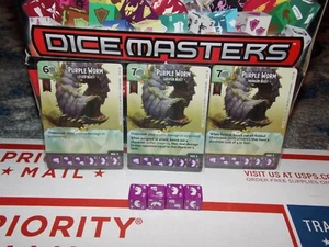 D&D Dice Masters Battle for Faerun PURPLE WORM Paragon Set + 4 Würfel - Bild 1 von 2