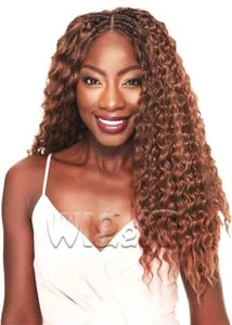 Brasiliano Salsa Treccia Lungo Ondulato Sintetico Capelli Sleek Moda Idol Rapida - Foto 1 di 10