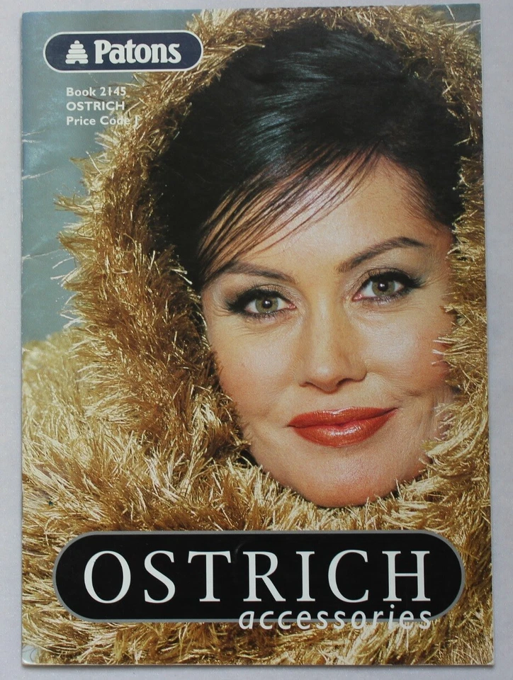 Patons  11 Ladies Accessories Knitting Patterns in Ostrich  Book 2145 - Image 1 of 4