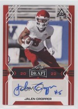 2022 Leaf Draft Auto Red Jalen Cropper #BA-JC1 Auto