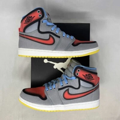 AJKO 1 Retro Hi RTTG Barcelona 539541 035 Stlth/Snbrst-Unvsty Bl-Wht Tamanho 10.5 - Imagem 1 de 4